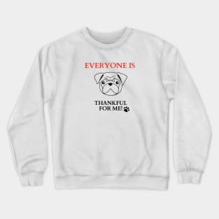 Pug dog Crewneck Sweatshirt